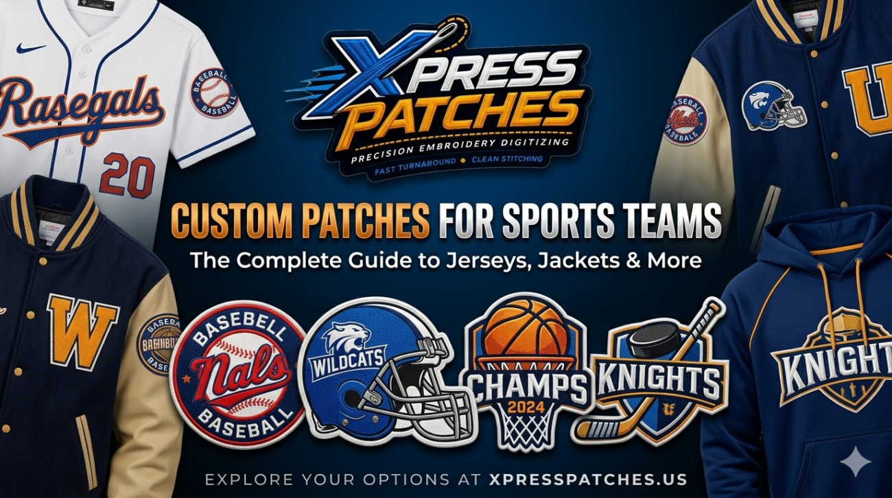 Custom Patches for Sports Teams: The Complete Guide to Jerseys, Jackets & More
