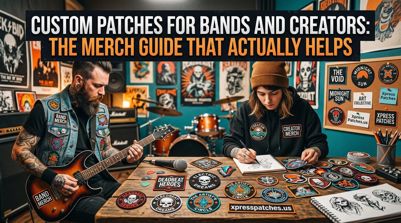 Custom Patches for Bands and Creators: The Merch Guide That Actually Helps